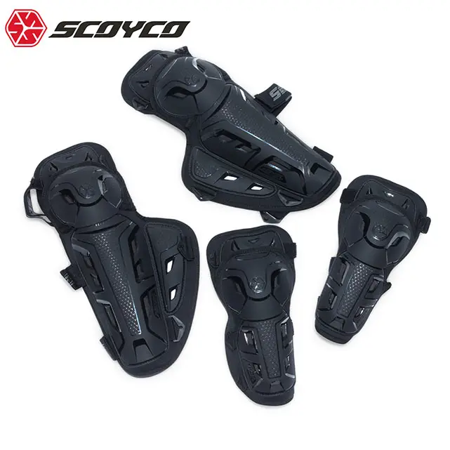 SCOYCO Customized Black Motorcycles Racing Protective and Safety Knee Armor Pad Motorcycle Racing Elbow And Knee Pads