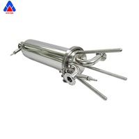 Filtre à tige en titane de 10 pouces résistant aux acides et aux alcalis à haute température, boîtier de filtre à cartouche unique en acier inoxydable