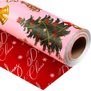 Yarcony Christmas <b>Wrapping</b> <b>Paper</b> 46.8 Sq Ft Single Side No Fading Gift Craft Holiday Wrap - Product Image 1