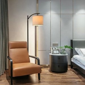 <span class=keywords><strong>Simig</strong></span> – abat-jour en tissu conçu pour l'éclairage, trépied en fer, corps de lampe, lampadaire - Product Image 3