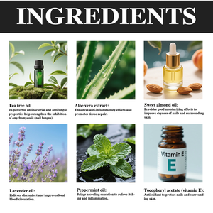 Tratamiento Antifúngico para Uñas con Aceite de Árbol de Té y <span class=keywords><strong>Aloe</strong></span> <span class=keywords><strong>Vera</strong></span>, Solución Reparadora para Uñas de los Pies y de las Manos, Restaura la Salud de las Uñas - Product Image 2