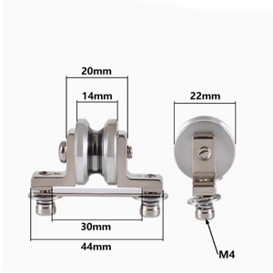 Ruedas de Alambre Cromadas 22*14 para Máquina de Torsión 500, Ancho del Arco 30mm - Product Image 1