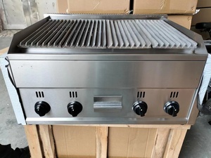 Venta caliente de fábrica Lava Rock Kitchen <span class=keywords><strong>Gas</strong></span>/Parrilla de barbacoa eléctrica Uso de cocina comercial - Product Image 2