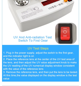 Probador de Lentes Fotocromáticas Ultravioleta InnoVue Opto CP-18C |   Instrumentos Ópticos para Pruebas de Rendimiento Óptico Anti-UV/Radiación - Product Image 4