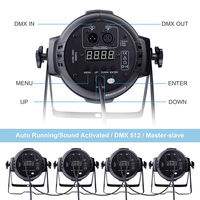 Projecteur LED Par 54x3W RGBW Pleine Couleur avec Contrôle DMX512 pour DJ, Discothèque, Scène, Bar et Événements de Mariage