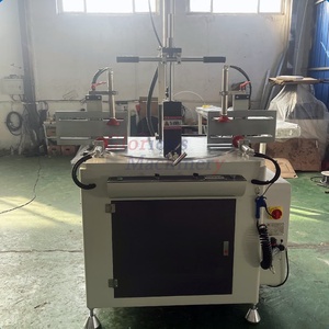 Sierra de corte de 1 cabezal para fabricación de puertas, equipo para perfiles de plástico de 45 y 90 grados, máquina de corte de aluminio y puertas - Product Image 3