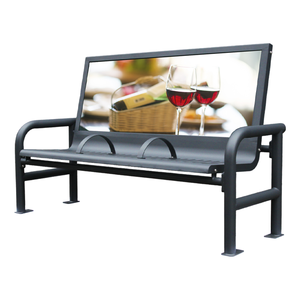 Chất Lượng Dễ Thương Sơn Ngoài Trời Vườn Thép Tưởng Niệm Quảng Cáo Băng Ghế Để Bán - Product Image 1