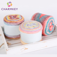 Wholesale Cotton Cake Yarn Ball rainbow Knitting Crochet Yarn Wool Yarn for Knitting