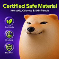 Prix d'usine en gros Jouet anti-stress souple à presser en forme d'œuf de chien Kawaii avec expression originale en PU pour 2-4 ans Commande en gros