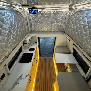 Canyossoar 2025 Remolque de Acero Inoxidable Moderno para Camioneta, RV con <span class=keywords><strong>Techo</strong></span> <span class=keywords><strong>Elevable</strong></span> Eléctrico, Caravana Todoterreno 4x4 con Capacidad para 8 Personas - Product Image 3