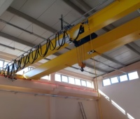 Pont roulant européen à double poutre de 10 et 20 tonnes avec moteur, engrenages, chariot à câble et roues de levage