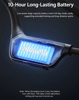 X5 Earphone Bluetooth Konduksi Tulang Headset Nirkabel Pengait Telinga Ganda IPX6 Olahraga Lari