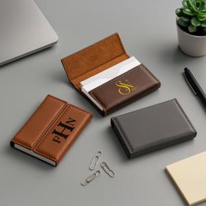 Tarjetero <span class=keywords><strong>de</strong></span> Cuero Sintético Grabado Personalizado al por Mayor, Estuche Rígido <span class=keywords><strong>para</strong></span> Tarjetas con Cierre Magnético, Regalo Corporativo Personalizado - Product Image 3