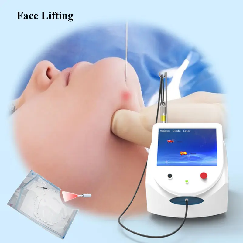 Mesin sedot lemak Kelas 4 endo lift 980 1470, mesin sedot lemak laser vertikal, perangkat kecantikan lipo penurun lemak