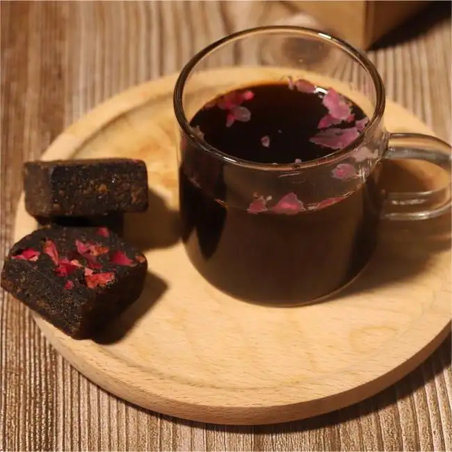 Le fabricant chinois favorise la relaxation et la qualité du sommeil Blocs de thé au gingembre rose
