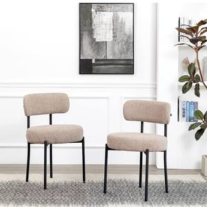 Bán buôn sang trọng giải trí nhà bếp nhà hàng thiết kế tối giản màu cam nhung ghế ăn - Product Image 2