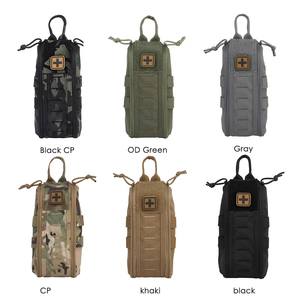 Pochette tactique de camouflage Molle pour premiers secours, sac médical d'urgence en nylon, accessoire de survie pour la randonnée et le camping en plein air - Product Image 5