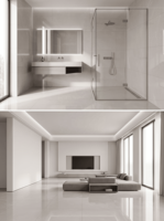 Carreaux de céramique modernes effet marbre gris minimaliste, qualité 4A, 400x800mm, 10mm d'épaisseur, polis, antidérapants, résistants aux acides, pour salle de bain