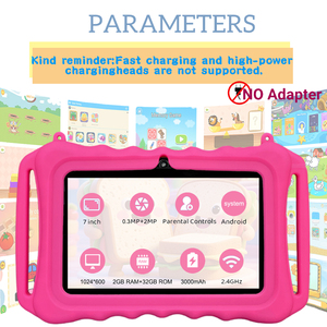 IWAWA Yeni 7 İnç Wi-Fi Çocuk Eğitim Tableti Dört Çekirdekli HD 1024x600 Çözünürlük 2GB Bellek MTK İşlemci Öğrenme - Product Image 6