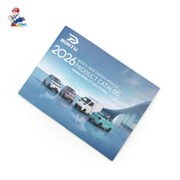 Brochure personnalisée 2027 avec reliure piquée à cheval, impression couleur sur papier kraft avec impression offset