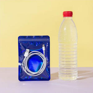 Business Custom Logo Self-adhesive <b>Mailer</b> Small Plastic Clear Recycled Zip Lock <b>Bags</b> With Black Zipper Ziplock - Product Image 5