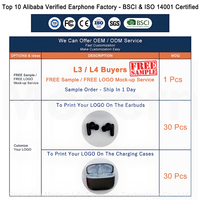 Écouteurs TWS Max 60 avec coque métallique, réduction de bruit ENC et ANC, appels HD et qualité sonore surround 3D