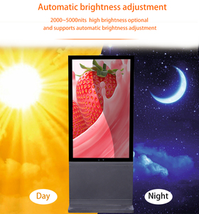 Sexy IP67 Waterproof <strong>Vertical</strong> Digital Signage Totem Outdoor LCD Touch Screen <strong>Billboard</strong> 3000 Nit Outdoor TV Kiosk HD Player - Product Image 5
