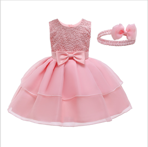 D0116 Ultimi Modelli di <span class=keywords><strong>Abiti</strong></span> Estivi per Bambine, Vestiti per Feste di Compleanno, Abito <span class=keywords><strong>da</strong></span> Principessa per Neonata - Product Image 3