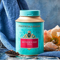 Cylindre rond en métal de luxe à impression personnalisée Petite boîte de conserve écologique avec couvercle intérieur enfichable en métal pour thé, bonbons, noix, café