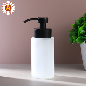 Support mural en acier inoxydable Longan, support d'angle personnalisé, distributeur de savon de 300 ml, distributeur de savon moussant, <span class=keywords><strong>bouteille</strong></span> à pompe - Product Image 5