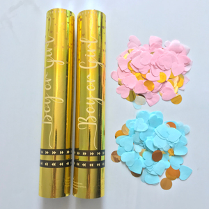 Fabbrica all'ingrosso di genere riveli coriandoli in polvere cannoni per feste forniture Popper polvere di fumo bastoncini di coriandoli cannoni - Product Image 2