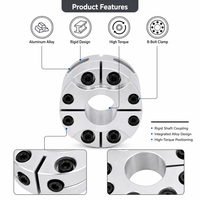 Pièce usinée CNC, conception monobloc rigide en alliage d'aluminium, composant de transmission à couple élevé, fabrication sur mesure selon dessin OEM
