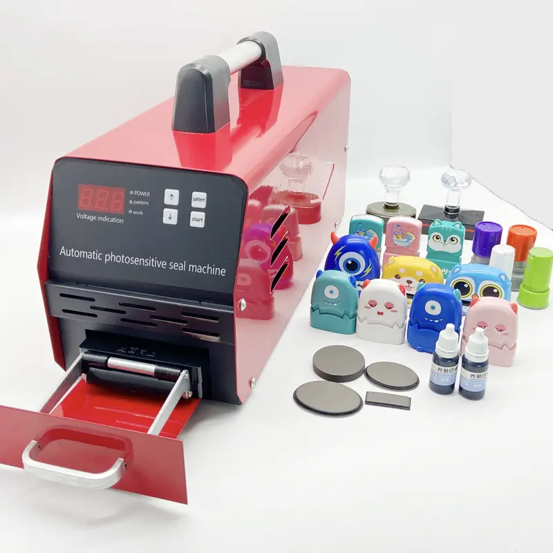 Máquina para hacer sellos de goma completamente automática