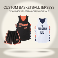 Ensemble Maillot et Short de Basketball Réversibles Personnalisables en Maille Performance Sublimée Double Face pour Ligues – Vente en Gros