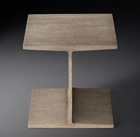 Mobilier de salon minimaliste de style américain tables d'angle en bois massif villas hôtels et chez l'habitant