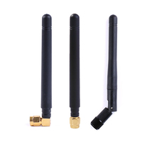 Antenne WIFI flexible à gain élevé 2,4 GHz avec connecteur SMA à angle droit pour appareils IoT