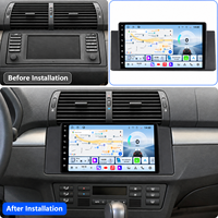 Lecteur DVD de voiture BHNEW, autoradio Android pour BMW X5 E53 1999-2006, CarPlay sans fil, autoradio, navigation GPS, DSP