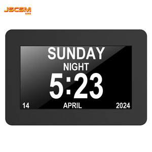 Speicail Quà Tặng 7 8 Inch Bộ Nhớ Mất Alzheimer Hiển Thị Lớn Mất Trí Đồng Hồ Báo Thức Kỹ Thuật Số Lịch Ngày Đồng Hồ - Product Image 1