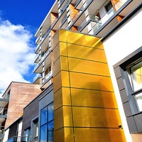 Panneaux muraux colorés ACEBOND, aluminium personnalisé avec revêtement en poudre, matériau en aluminium, 1,5 mm-6 mm, 1800*5000 mm, joint plat, alliage d'aluminium