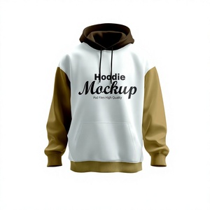 Sweat-shirt à capuche oversize pour homme en coton lourd 100% personnalisé, 350 GSM, en molleton, style streetwear, sweat-shirt uni - Product Image 3