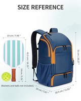 Direkt vom Hersteller: Maßgefertigter OEM ODM Wasserdichter Modischer Pickleball-Rucksack, Großes 30L Volumen, Leichtgewichtig mit Schuhfach für Männer und Frauen, Großbestellung Möglich
