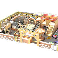 Centro de Alquiler Comercial para Fiestas, Parque Infantil Interior para Niños, Parque de Atracciones, Equipo de Juego Suave, Acero Resistente para Bebés, PVC de Alta Resistencia