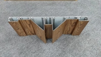 Panneaux composites en aluminium à grain de bois ACP 3mm 1220*2440mm revêtement mural ACM Alu Cobond ignifuge pour salle de bain extérieure