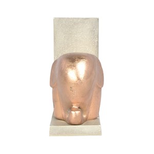 Sujetalibros con forma de elefante de aluminio y metal de alta calidad personalizado soporte decorativo para libros para el hogar y la Oficina - Product Image 3