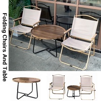Prix usine en plein air en bois comme la conception fer cadre Patio petite table ronde latérale pour jardin café café