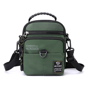 Sac bandoulière mini messager pour homme avec logo, étanche, décontracté, sac de poitrine croisé pour le voyage - Vente en gros - Product Image 2