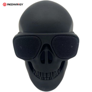 Altavoz Bluetooth con Diseño de Calavera de Esqueleto de Halloween Redwingy, Altavoz Inalámbrico Portátil Personalizado con Cabeza de Diablo para el Hogar y Exteriores - Product Image 2