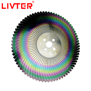 Disco de Sierra Circular LIVTER para Pelea de Gallos, Disco Tari M42 HSS de Colores Arcoíris, Precortado para Uso en Peleas de Gallos - Product Image 3