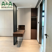 Armoire de chambre sur mesure SLS, dressing moderne, meuble de rangement intégré, stockage modulaire, usine OEM