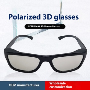 Reald 3D kính mát cho người lớn thoải mái thông tư phân cực khung thụ động không nhấp nháy thiết kế mới cụ thể điện ảnh kinh nghiệm - Product Image 2